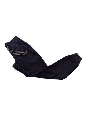 Womens FIGS Technical Collection Zamora Blue Scrub Pants Joggers Size XXS Nurse